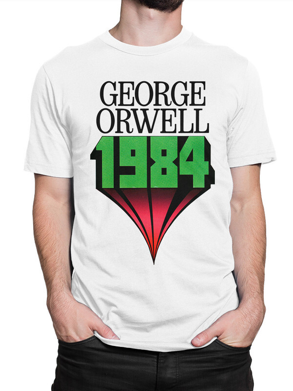 

Футболка мужская Dream Shirts Джордж Оруэлл - 1984 белая S, Джордж Оруэлл - 1984