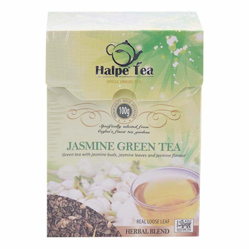 Чай зеленый Halpe Tea с жасмином листовой 100 г