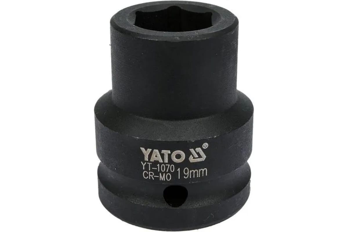 Головка Ударная 19 Мм, 6 Гр, 3/4 Inch 1Шт YATO YT1070 ударная отвертка yato