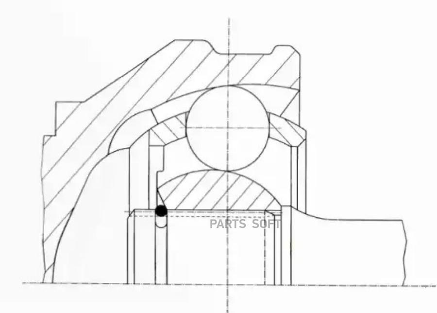 Шарнирный Комплект (Шрус) GKN (Loebro) арт. 303936