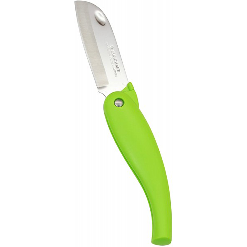 Складной кухонный нож Suncraft Petty 70mm (зеленый)