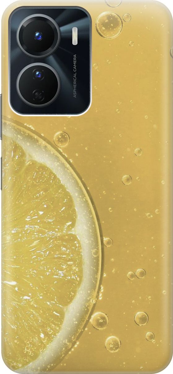 

Силиконовый чехол на Vivo Y16 с принтом "Лимонад", Белый;желтый, 157742