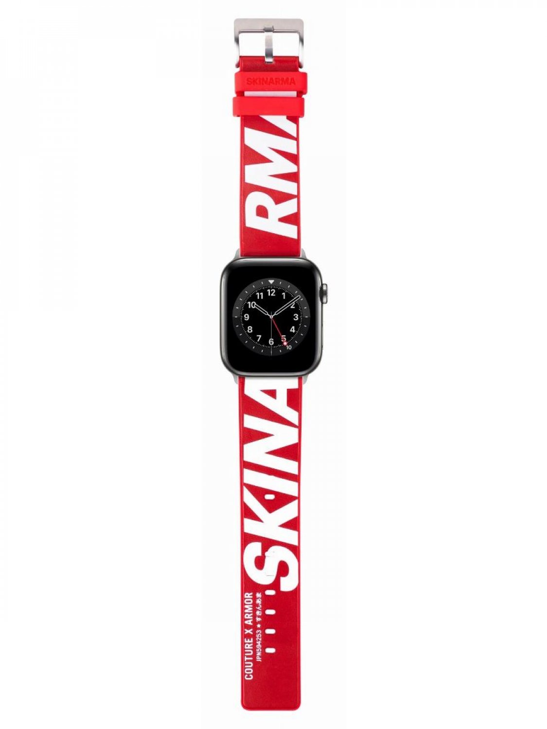 фото Ремешок для apple watch 42mm/44mm/45mm skinarma strap shiroi red