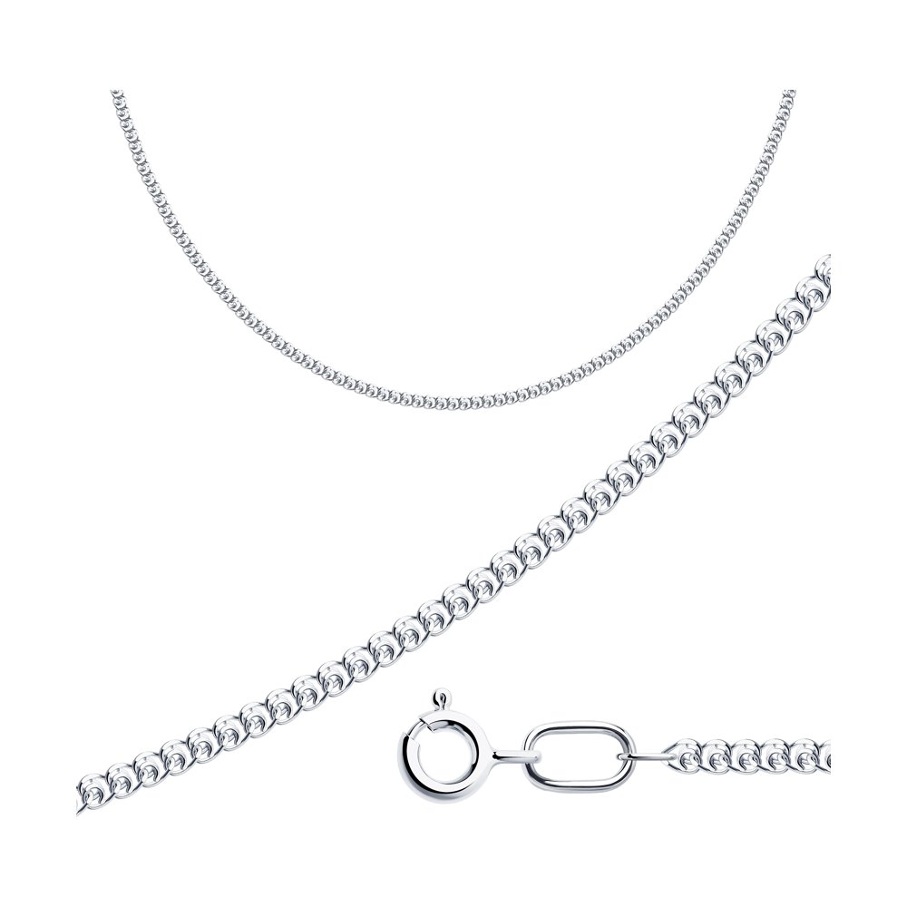 

Цепочка из серебра 50 см SOKOLOV 968080302, 968080302