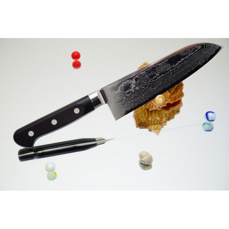 

Кухонный нож RYUSEN Bonten-Unryu Santoku 170mm, BU-107