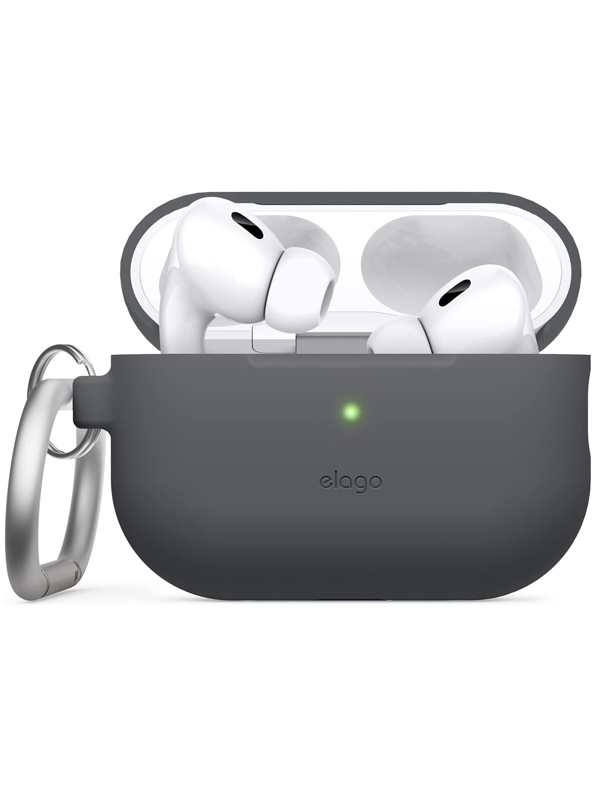 

Чехол Elago для AirPods Pro 2 Silicone Hang case Dark Grey