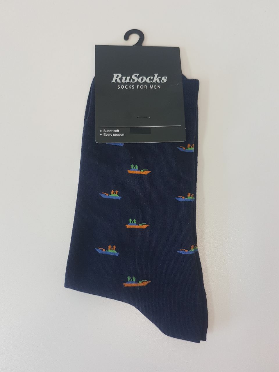 Комплект носков мужских Rusocks 5-МЗ-130184-Р-3 синих 27-29, 3 пары