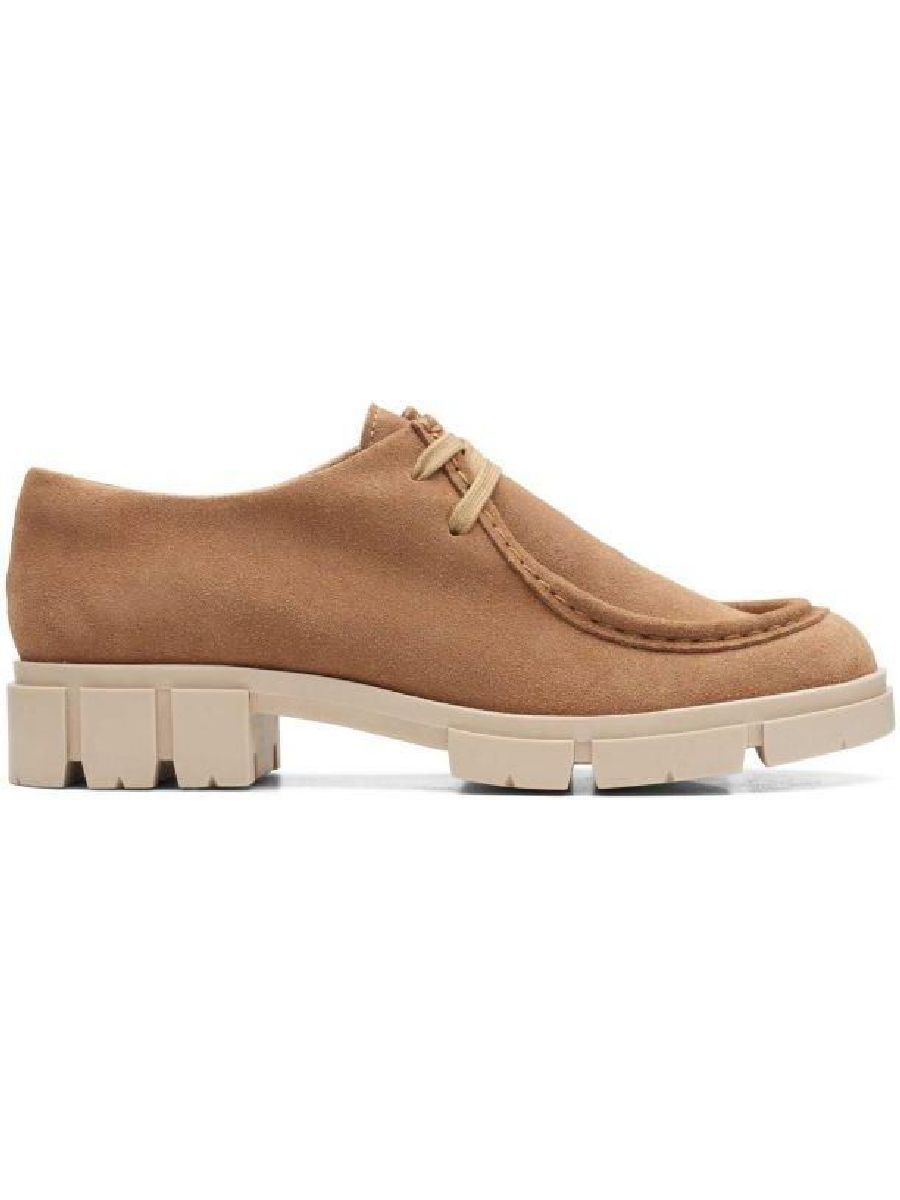 

Полуботинки женские Clarks 26171665 коричневые 36.5 EU, Коричневый, 26171665