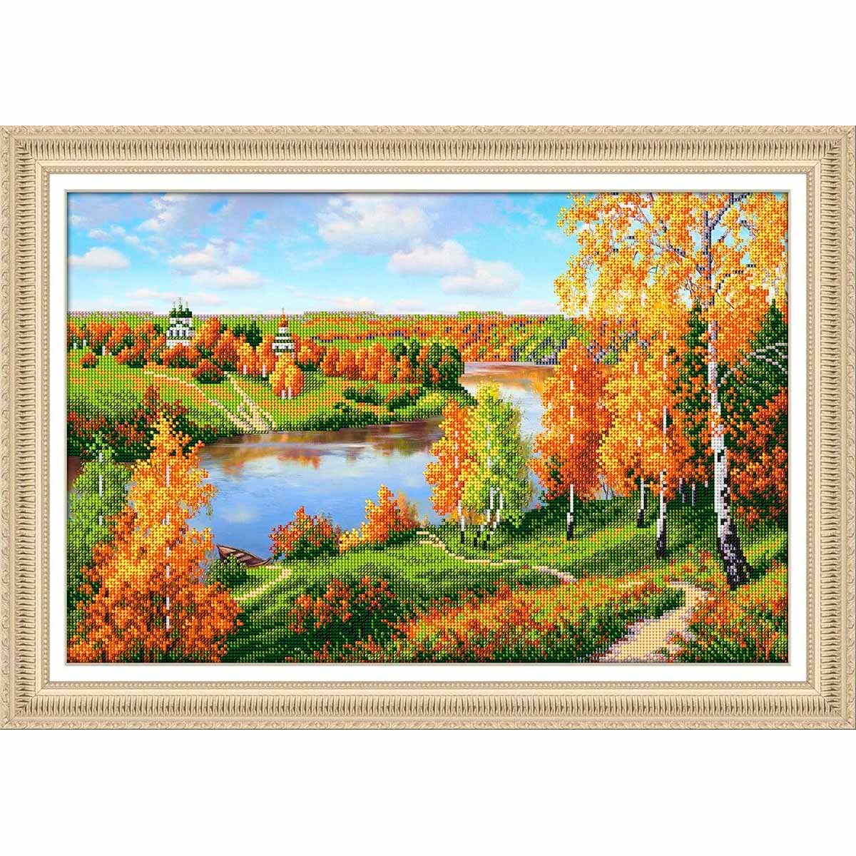 

Набор для вышивания бисером Паутинка 'Глубинка', Б1505, 30*45 см