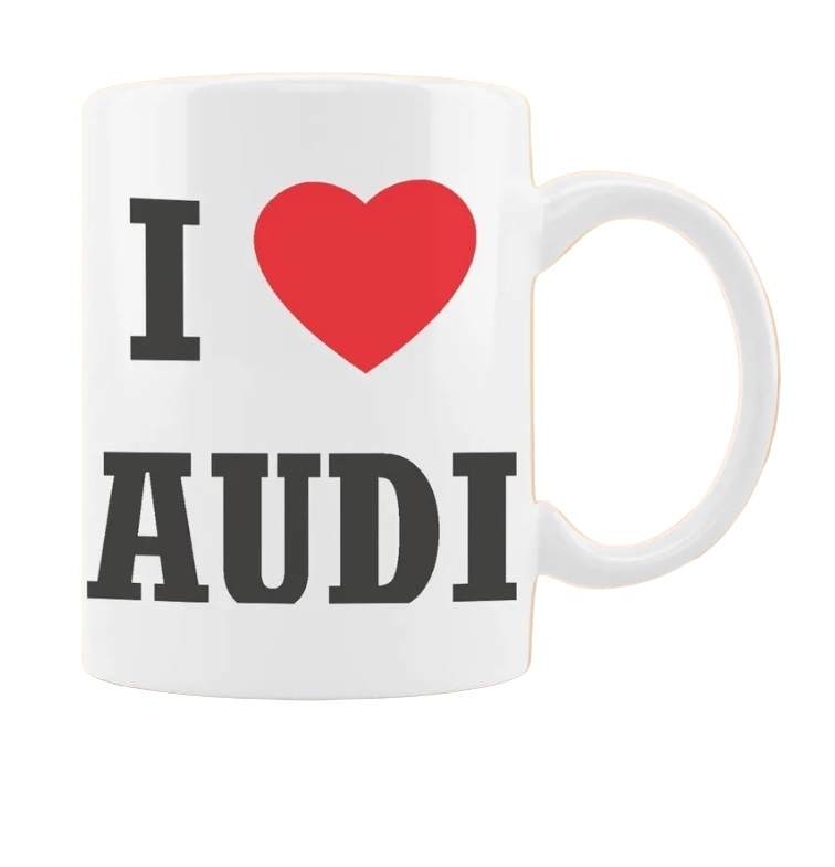 

Кружка CoolPodarok Авто I love audi