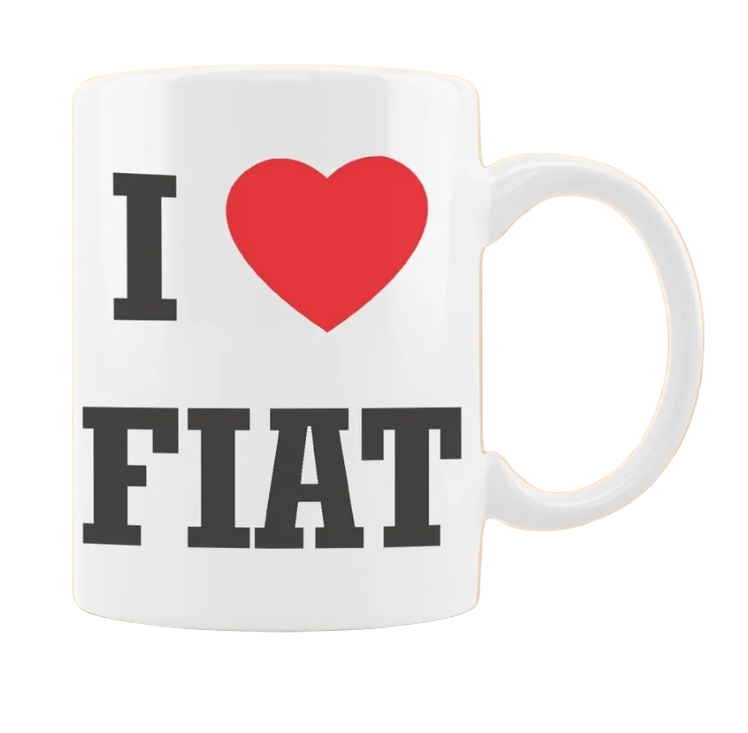

Кружка CoolPodarok Авто I love Fiat