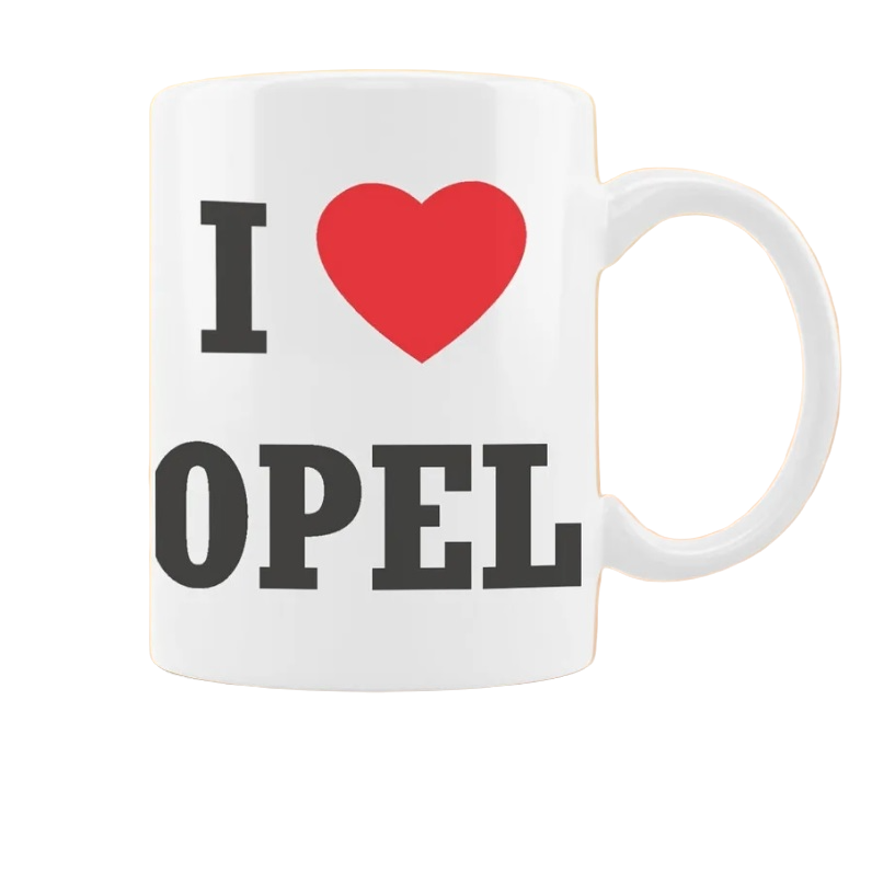 

Кружка CoolPodarok Авто I love Opel