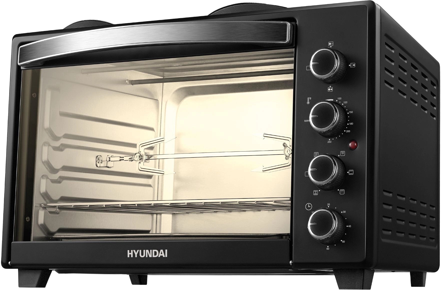 

Мини-печь HYUNDAI MIO-HY099 черный, MIO-HY099