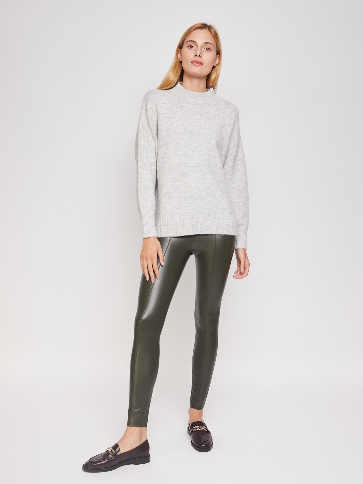 

Джемпер женский Zolla 02134614936291M0 серый L, 02134614936291M0