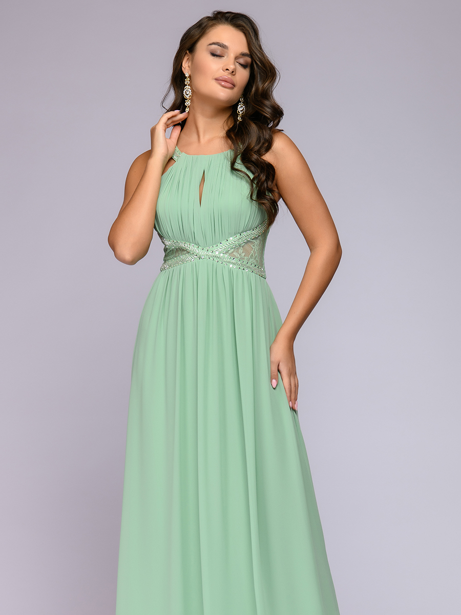 фото Платье женское 1001dress 0122001-30112 зеленое 42