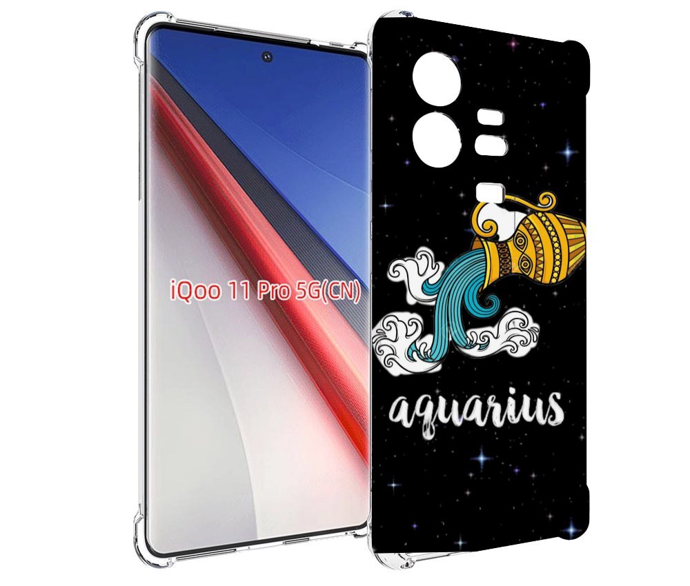 

Чехол бампер MyPads знак зодиака водолеи 2 для Vivo iQOO 11 Pro..., Прозрачный, Tocco