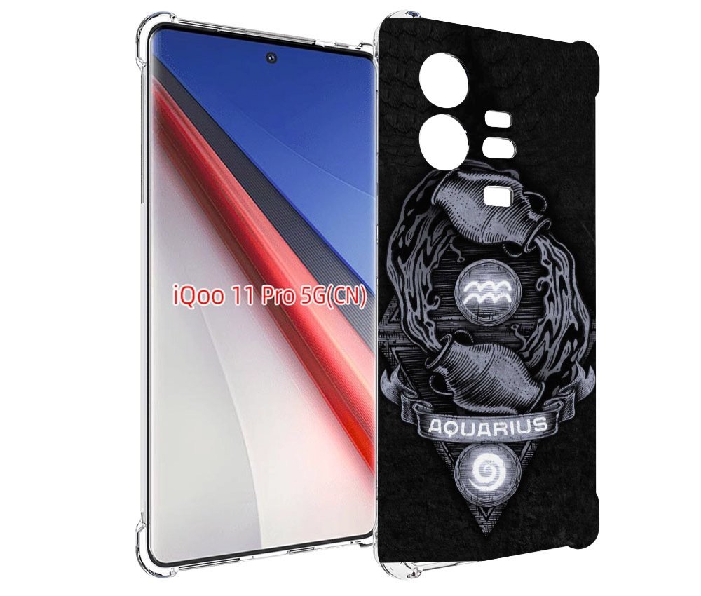 

Чехол бампер MyPads знак зодиака водолеи 6 для Vivo iQOO 11 Pro..., Прозрачный, Tocco