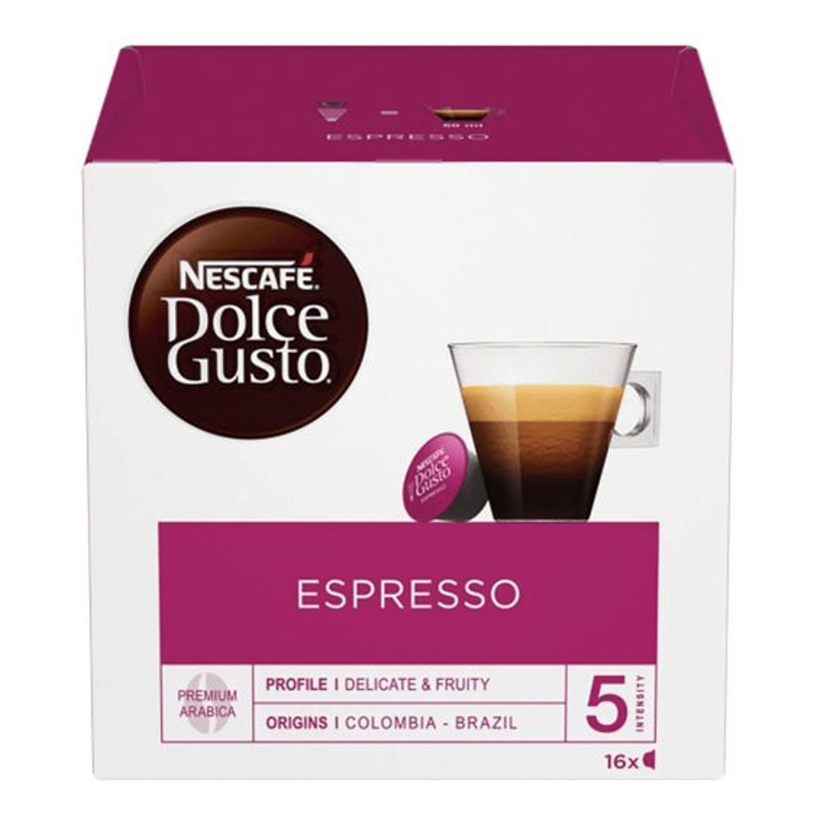 Кофе Nescafe Dolce Gusto Espresso арабика в капсулах 5,5 г х 16 шт