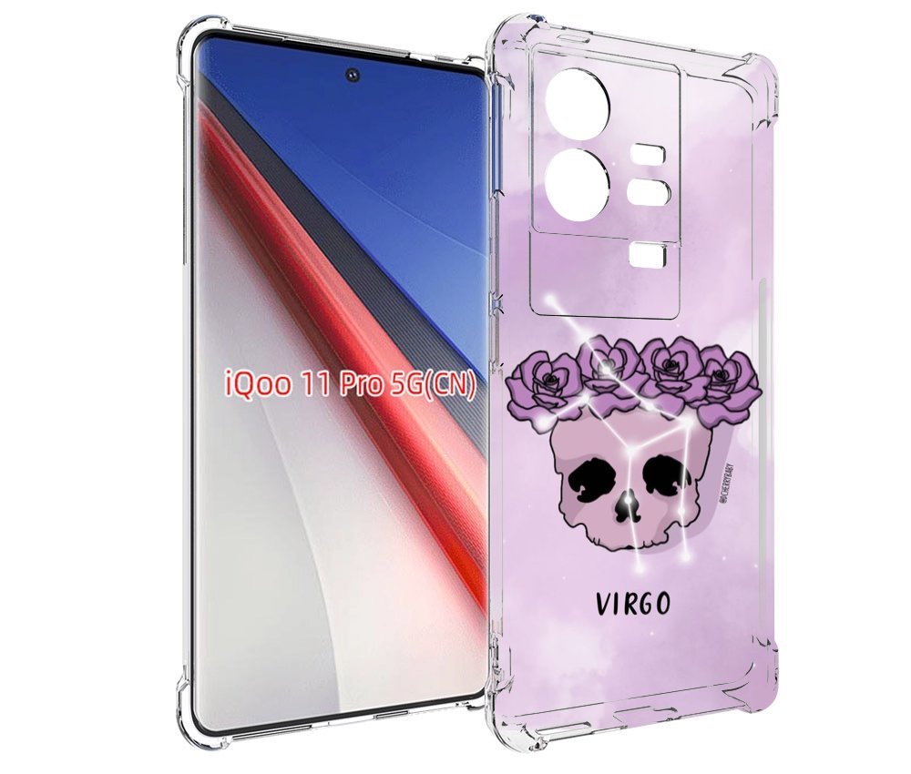 

Чехол бампер MyPads знак зодиака дева 2 для Vivo iQOO 11 Pro про..., Прозрачный, Tocco