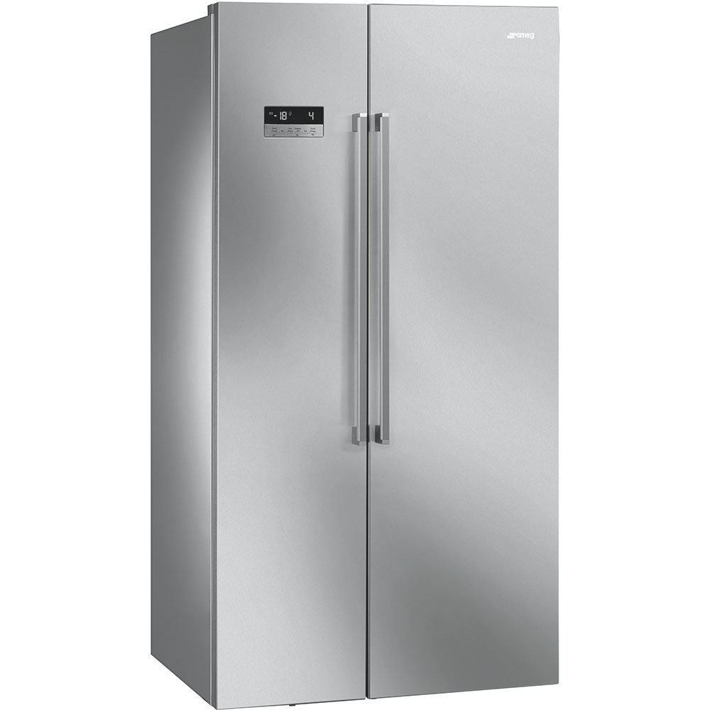 Холодильник Smeg SBS63XDF серебристый однокамерный холодильник smeg fab28rcr5