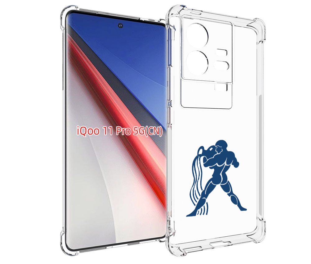 

Чехол бампер MyPads знак-зодиака-водолей7 для Vivo iQOO 11 Pro п..., Прозрачный, Tocco