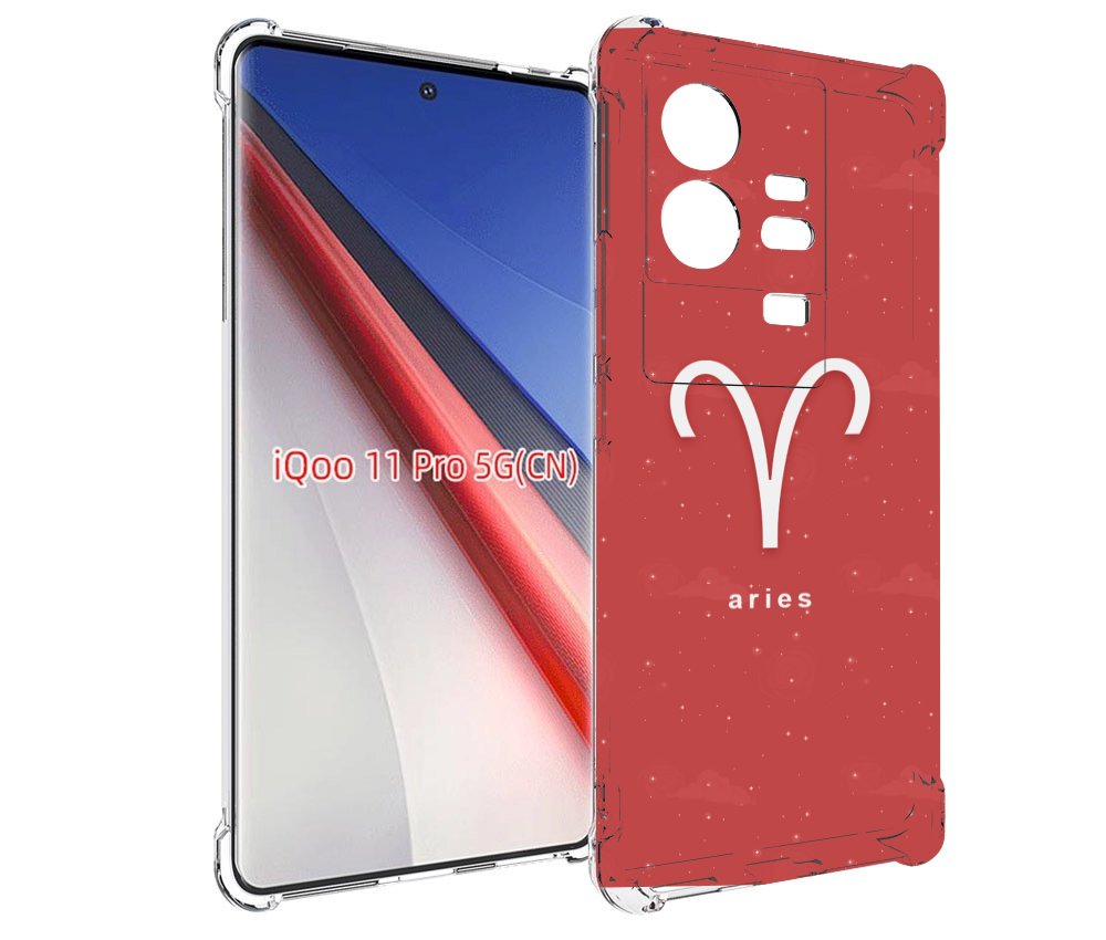 

Чехол бампер MyPads знак-зодиака-овен-5 для Vivo iQOO 11 Pro про..., Прозрачный, Tocco