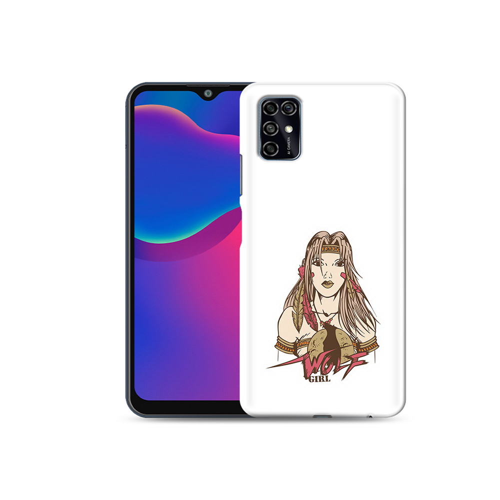 

Чехол MyPads Tocco для ZTE Blade V2020 Smart девушка волк (PT156449.459.306), Прозрачный, Tocco