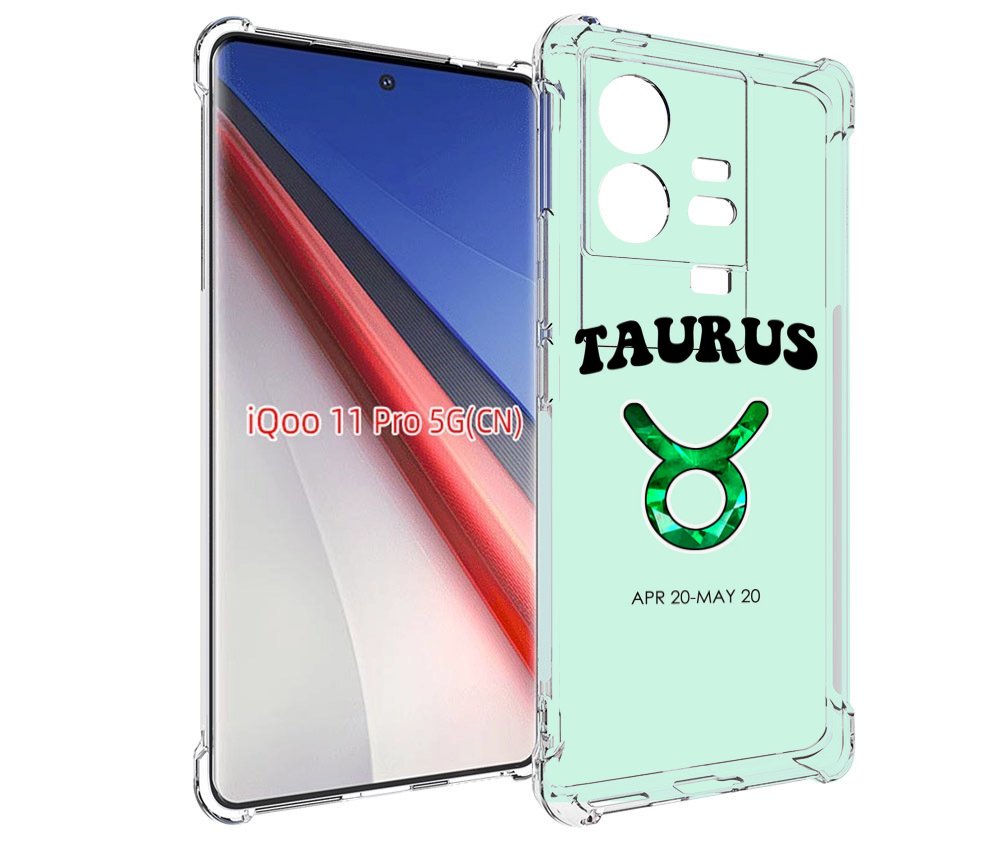 

Чехол бампер MyPads знак-зодиака-телец-1 для Vivo iQOO 11 Pro пр..., Прозрачный, Tocco