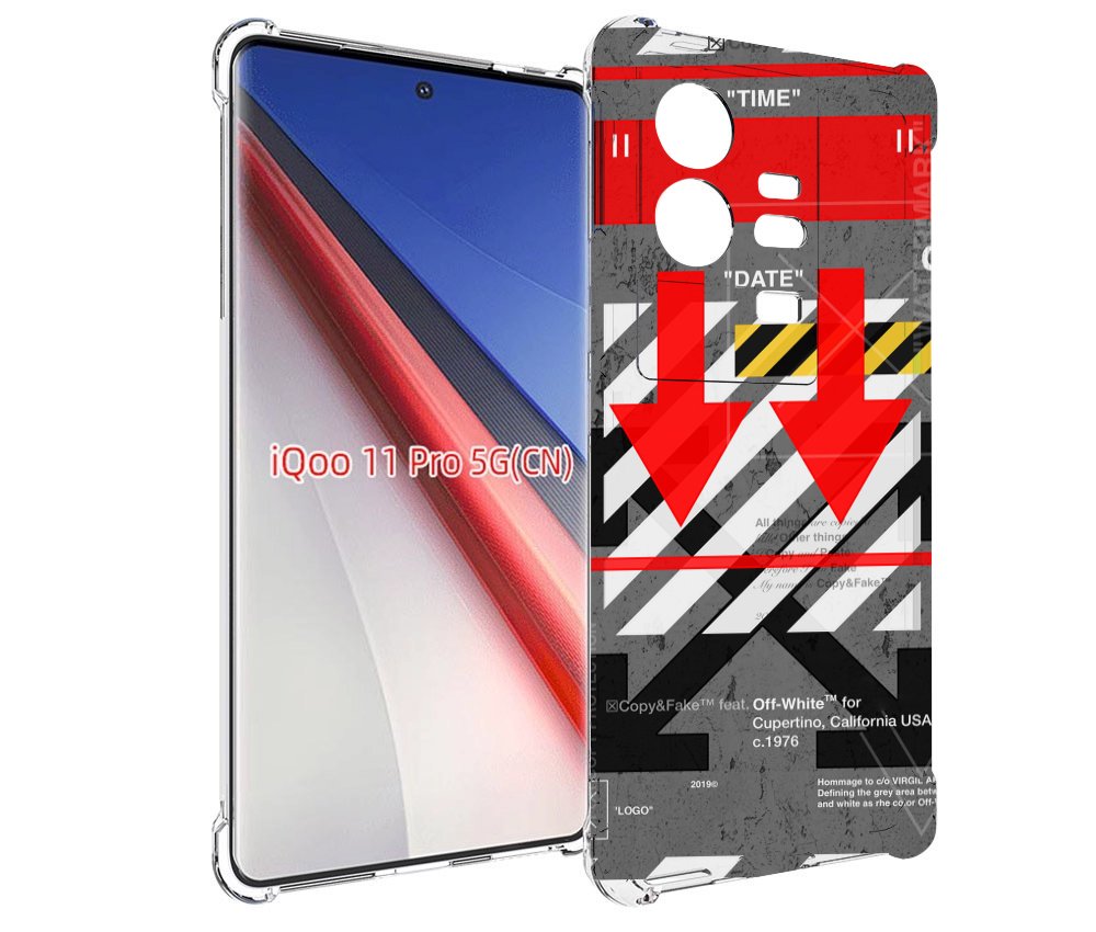 

Чехол бампер MyPads знаки-логотипы для Vivo iQOO 11 Pro противоу..., Прозрачный, Tocco