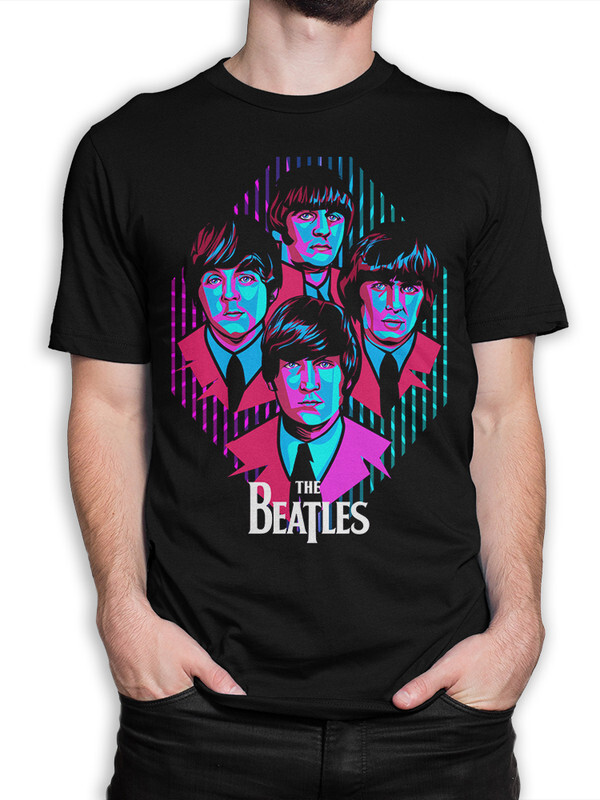 фото Футболка мужская design heroes the beatles черная 2xl