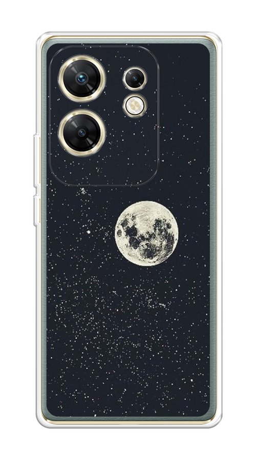 

Чехол на Infinix Zero 30 4G "Полнолуние", Бордовый, 3105050-1
