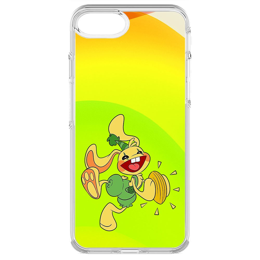 

Чехол-накладка Krutoff Clear Case Хаги Ваги - Крольчонок Бонзо для iPhone 7, Прозрачный