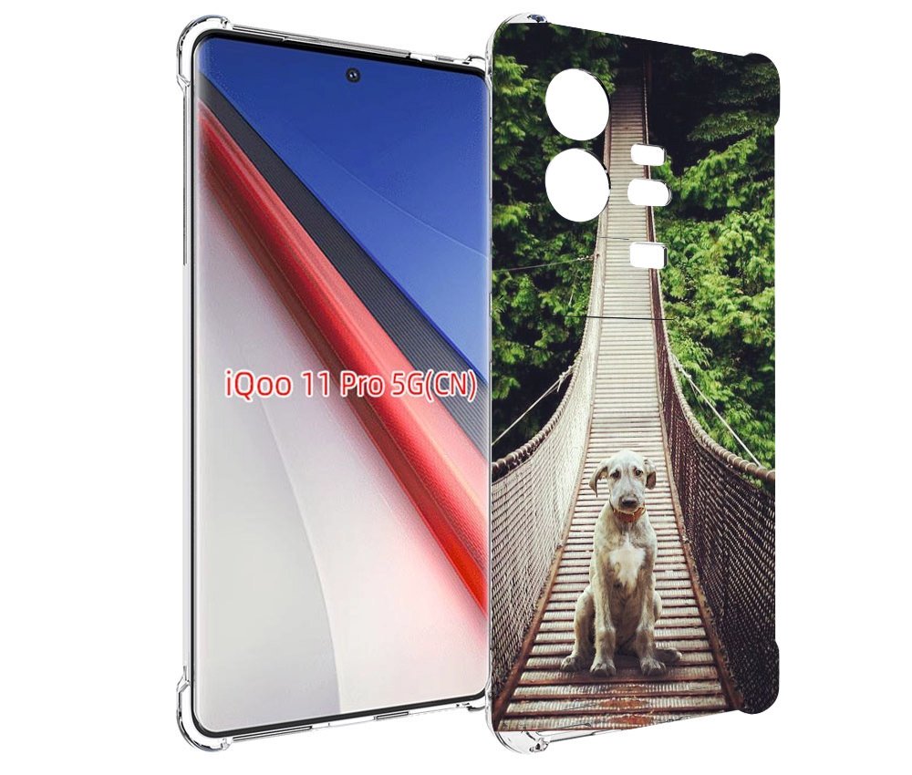 

Чехол бампер MyPads ирландскии волкодав для Vivo iQOO 11 Pro пр..., Прозрачный, Tocco