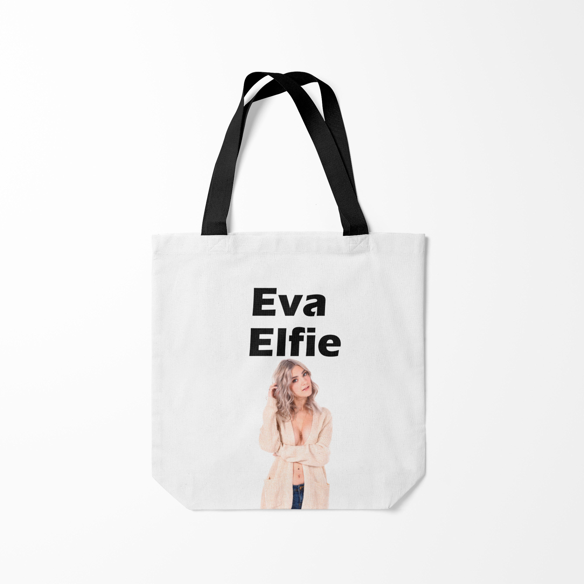 

Сумка шoппер унисекс Burnettie Eva Elfie, белый, Eva Elfie