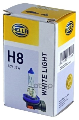 фото Лампа hella, h7 12v 55w px26d wl 4200k white light 8gh223498-131 hella арт. 8gh223498-131 hella pagid/behr