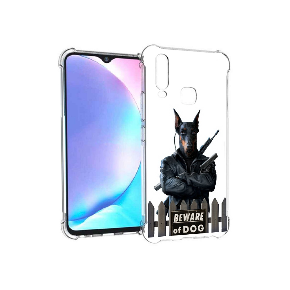 

Чехол MyPads Tocco для Vivo Y17 доберман (PT136369.382.332), Tocco