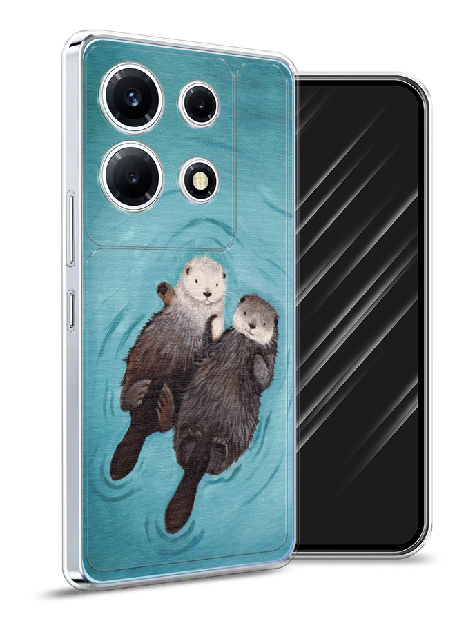 

Чехол Awog на Infinix Note 30 VIP "Парочка бобров", Голубой, 3104750-10