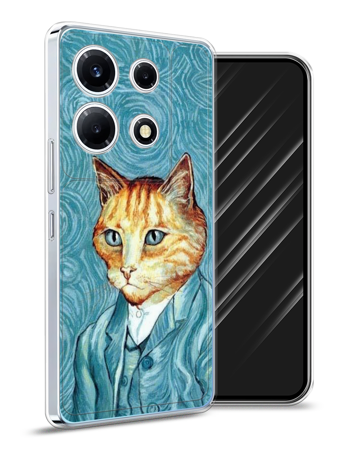 

Чехол Awog на Infinix Note 30 VIP "Кот Ван Гог", Голубой;коричневый, 3104750-2