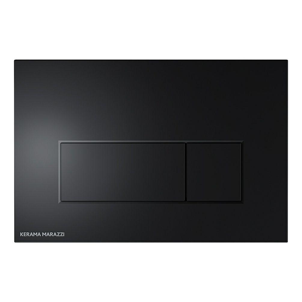 фото Кнопка управления для скрытых систем инсталляции kerama marazzi 24,7 x 16,5 см черная