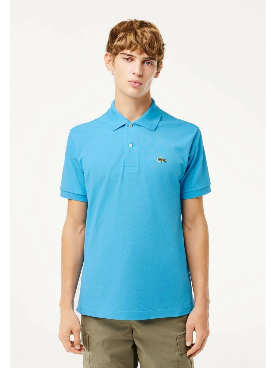 

Футболка мужская Lacoste LA222F001 голубая XL, Голубой, LA222F001