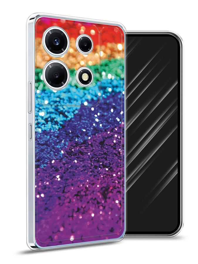 

Чехол Awog на Infinix Note 30 VIP "Блестящая радуга рисунок", Разноцветный, 3104750-3