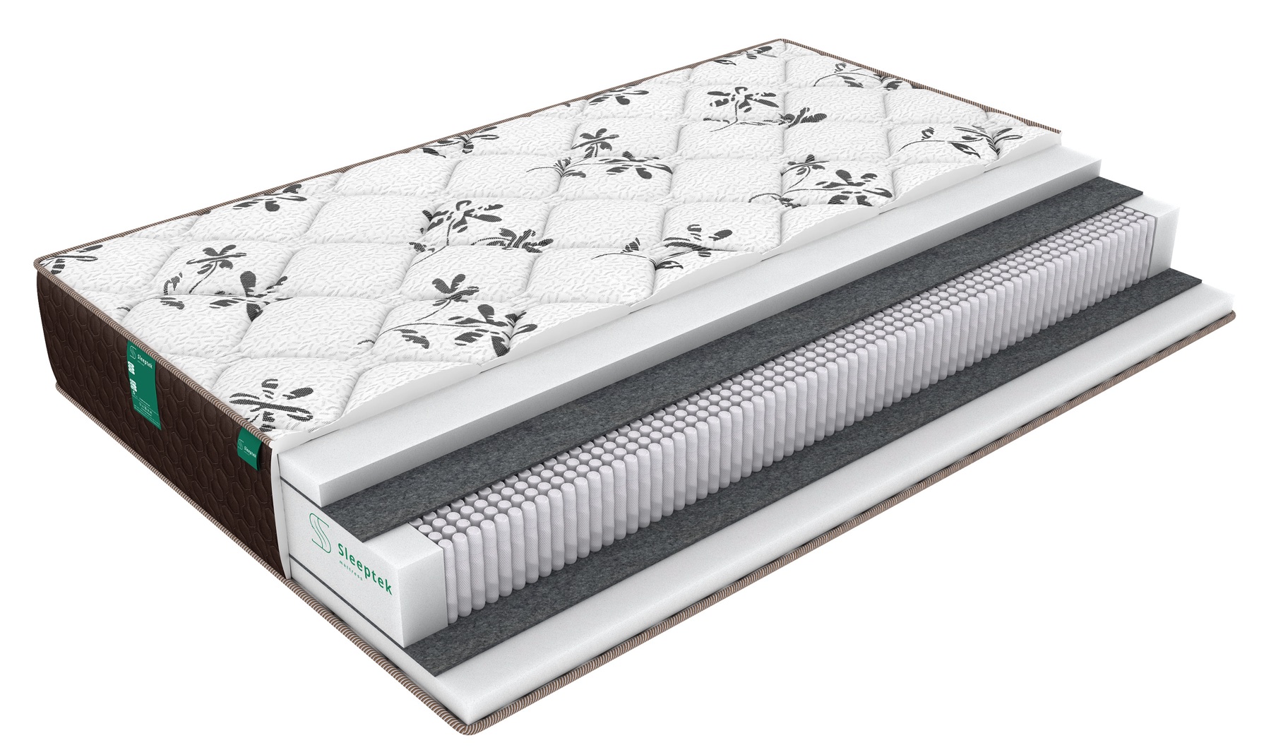

Матрас пружинный SLEEPTEK Lux Foam Double 85х190, высота 21 см., Двусторонний с одинаковой