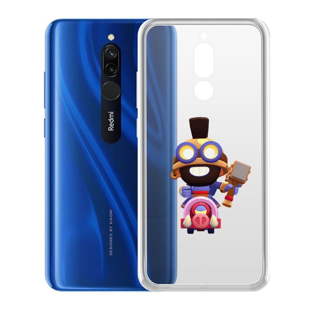 

Чехол-накладка Brawl Stars-Карл Всадник на кабане для Xiaomi Redmi 8