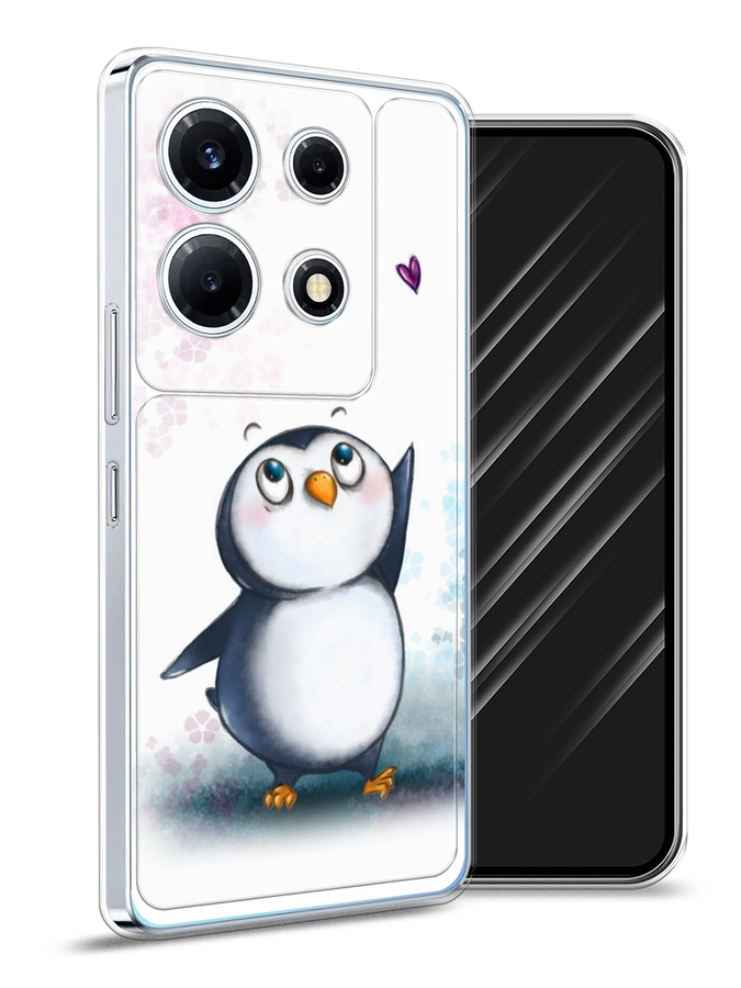 

Чехол Awog на Infinix Note 30 VIP "Пингвин и сердечко", Белый, 3104750-1