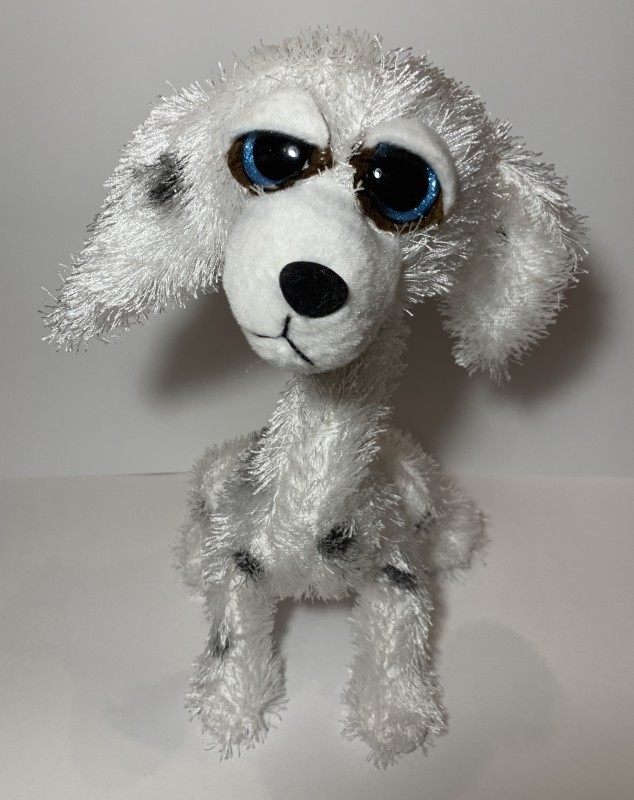 Мягкая игрушка Fashion&sport SONI Собака 005422 гнущаяся, белый, 30,5 см