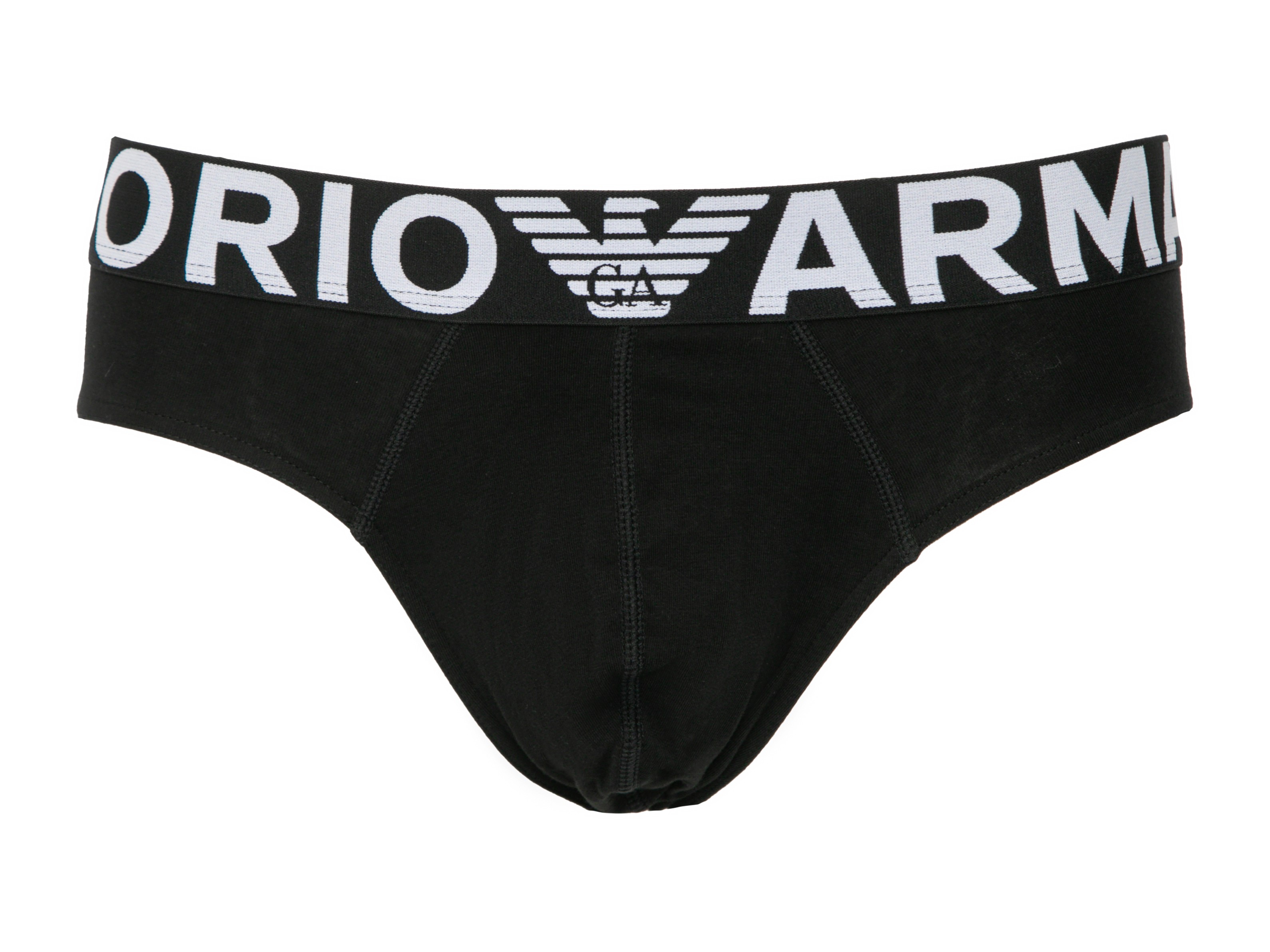 

Трусы мужские EA Underwear 1108141P725 черные 52 RU, Черный, 1108141P725