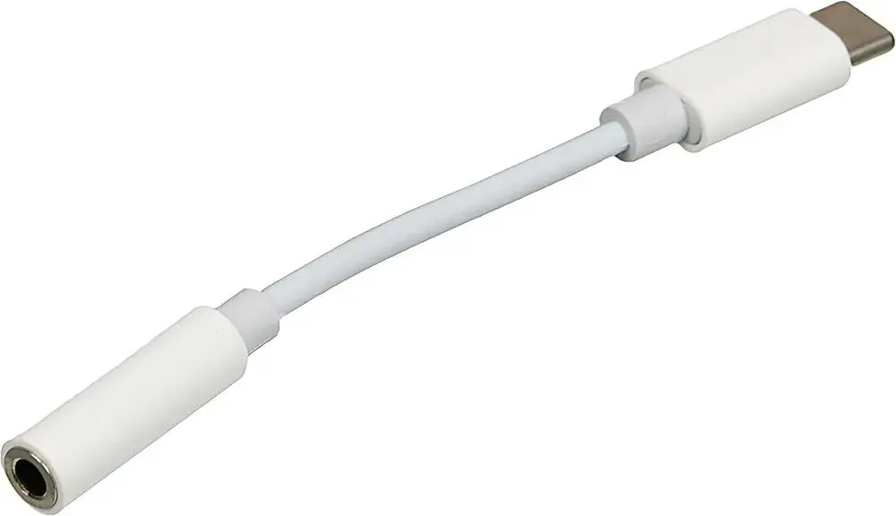 

Переходник USB Type-C - mini-Jack 3.5mm 0,05 м, белый