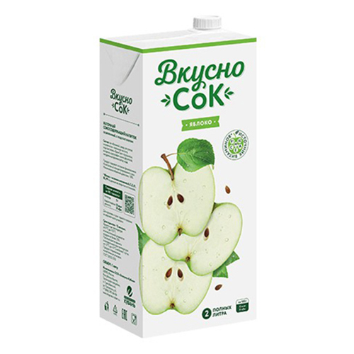 Напиток сокосодержащий ВкусноСок яблоко 0,95 л