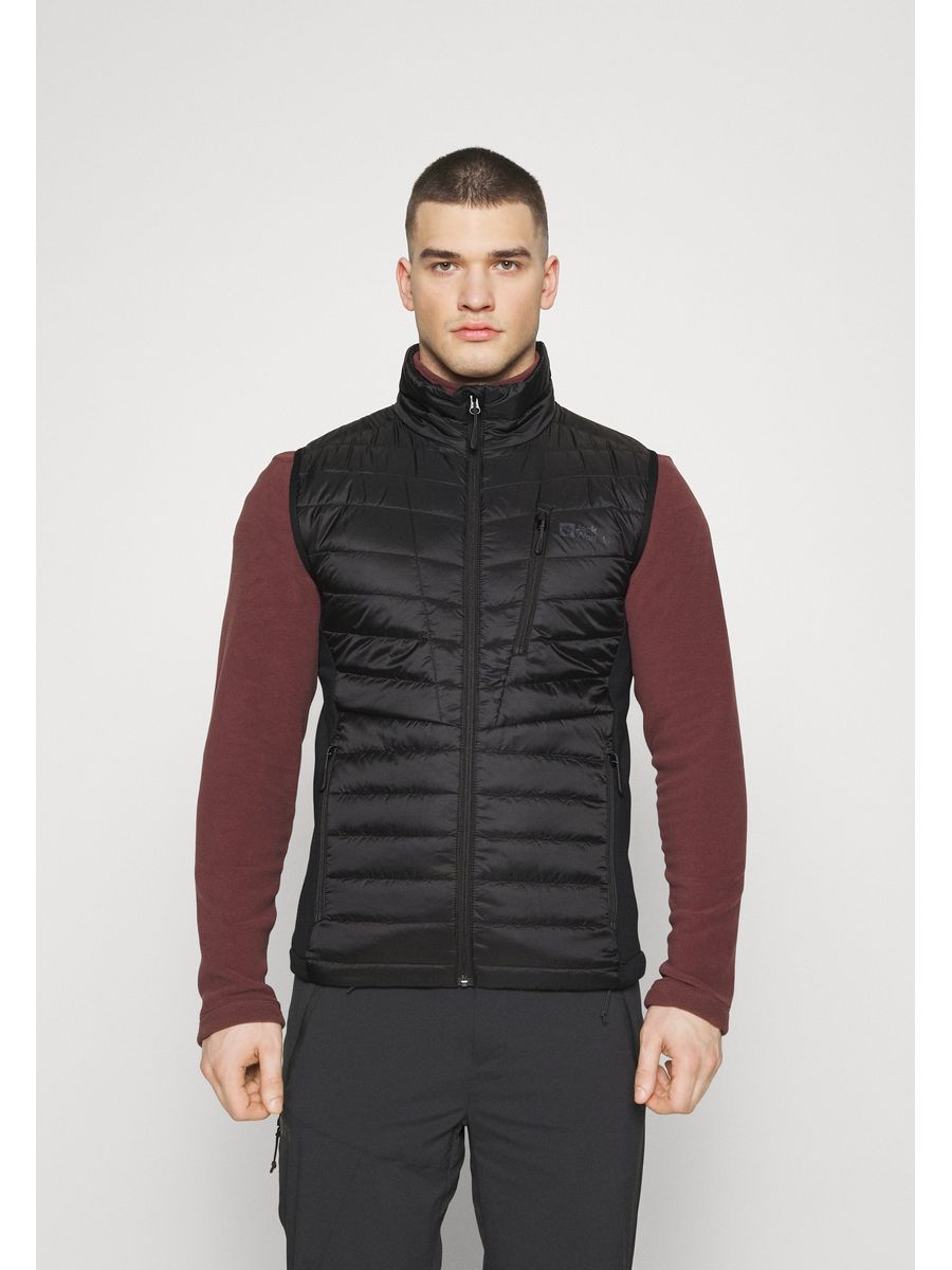 

Утепленный жилет мужской Jack Wolfskin JA442F0F9 черный 2XL, JA442F0F9