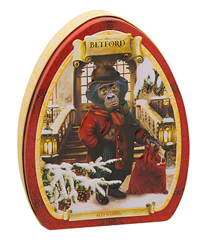 

Чай BETFORD ж/б 1/80г. Овал. банка "Время пить чай" (Mister Monkey) РЕКОЕ